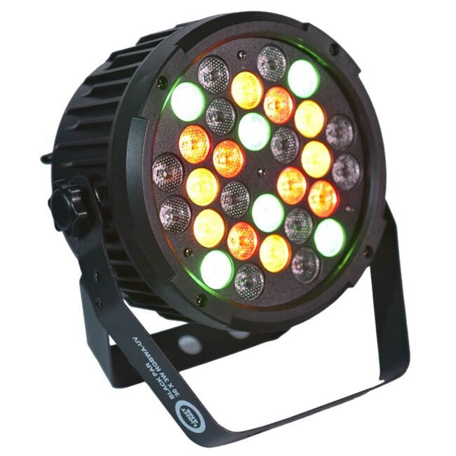 LIGHT4ME BLACK PAR 30x3W RGBA-UV LED - LED сценичен прожектор
