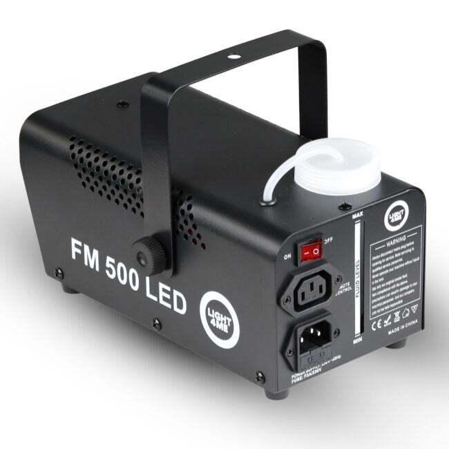 LIGHT4ME FM 500 LED V2 - 500W машина за дим/мъгла с 3x1W RGB светлинен ефект