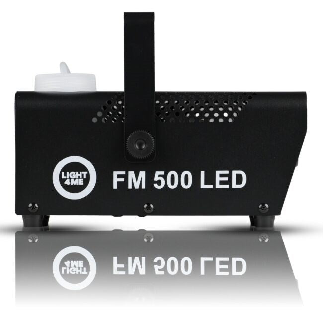 LIGHT4ME FM 500 LED V2 - 500W машина за дим/мъгла с 3x1W RGB светлинен ефект