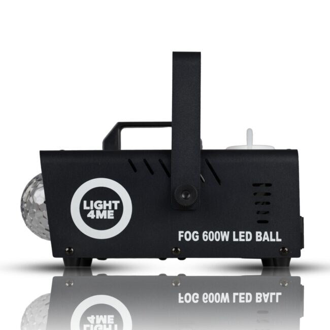 LIGHT4ME Fog 600W LED Ball - машина за дим и мъгла с подсветка и димен ефект + диско топка