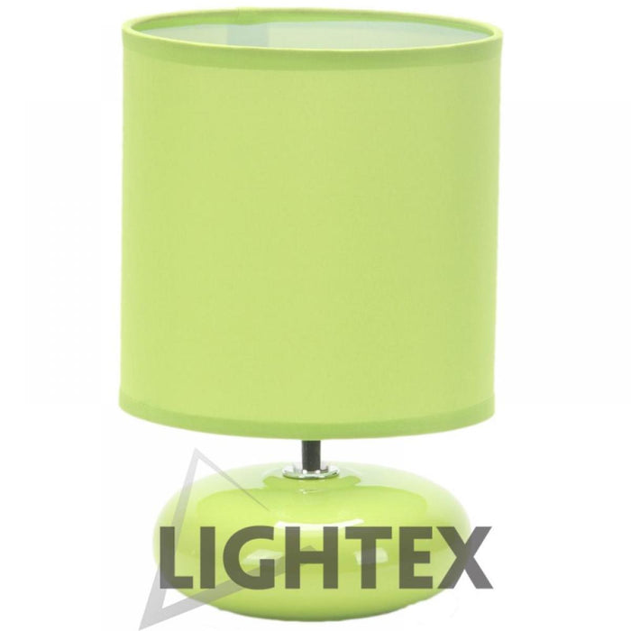 НАСТОЛНА ЛАМПА ZUMBA Е14 ЗЕЛЕНА LIGHTEX
