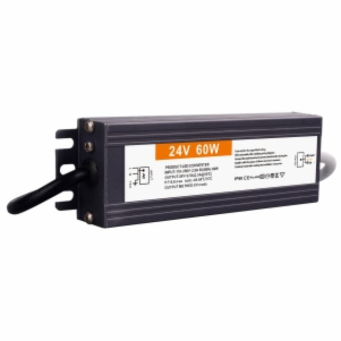 LED ДРАЙВЪР 60W 24V 2 IP67 АЛУМИНИЙ