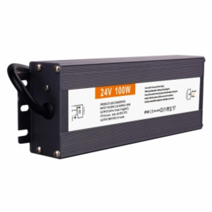 LED ДРАЙВЪР 100W 24V IP67 АЛУМИНИЙ