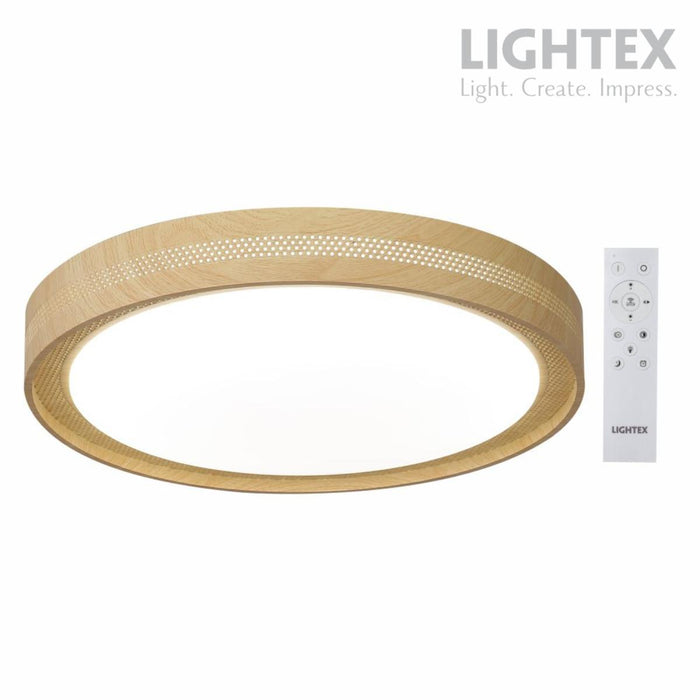 LED ПЛАФОН CALIFORNIA 72W ДЪРВО LIGHTEX