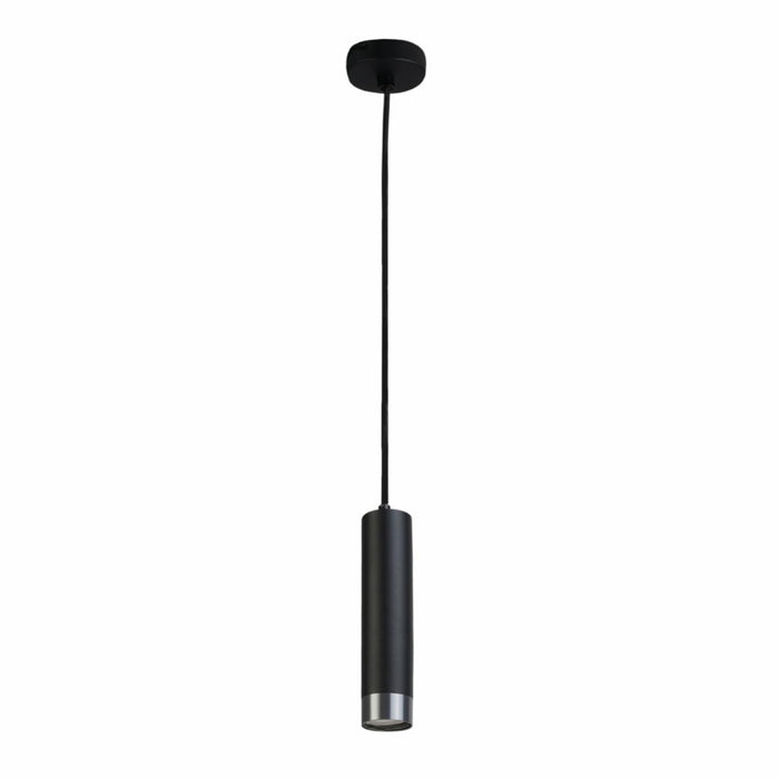 ПЕНДЕЛ OSKAR 1XGU10 ЧЕРНО И ХРОМ LIGHTEX