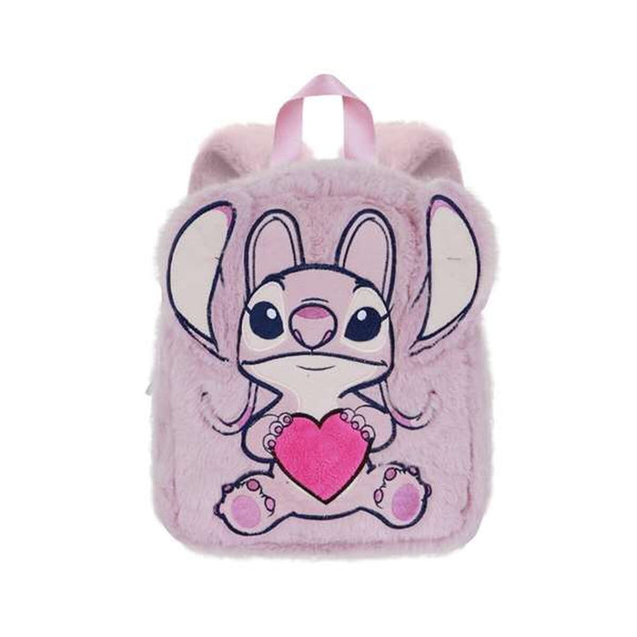 Детска раница Lilo & Stitch Angel Розов 30 x 25 x 15 cm