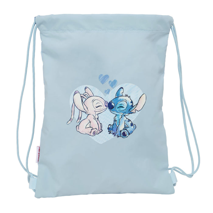 Раница с връвка Lilo & Stitch Син 26 x 34 x 1 cm