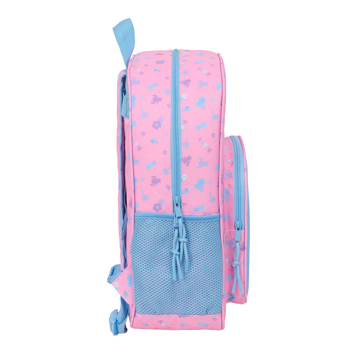 Училищна чанта Lilo & Stitch Bright Розов 33 x 42 x 14 cm