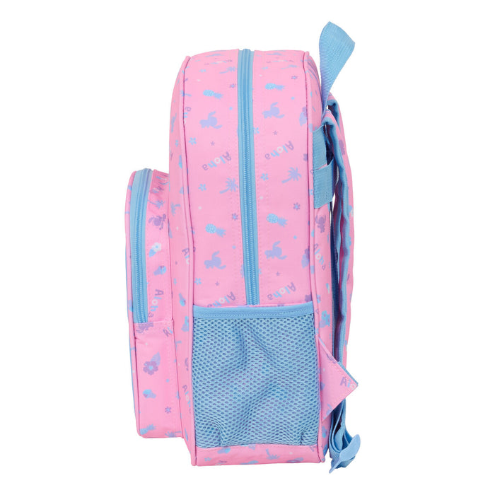 Училищна чанта Lilo & Stitch Bright Розов 26 x 34 x 11 cm
