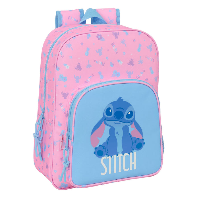 Училищна чанта Lilo & Stitch Bright Розов 26 x 34 x 11 cm