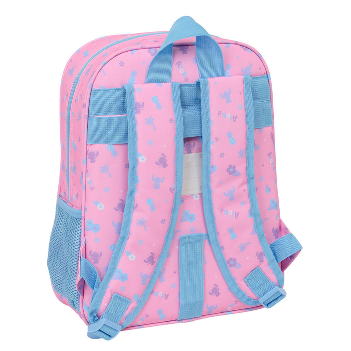 Училищна чанта Lilo & Stitch Bright Розов 26 x 34 x 11 cm