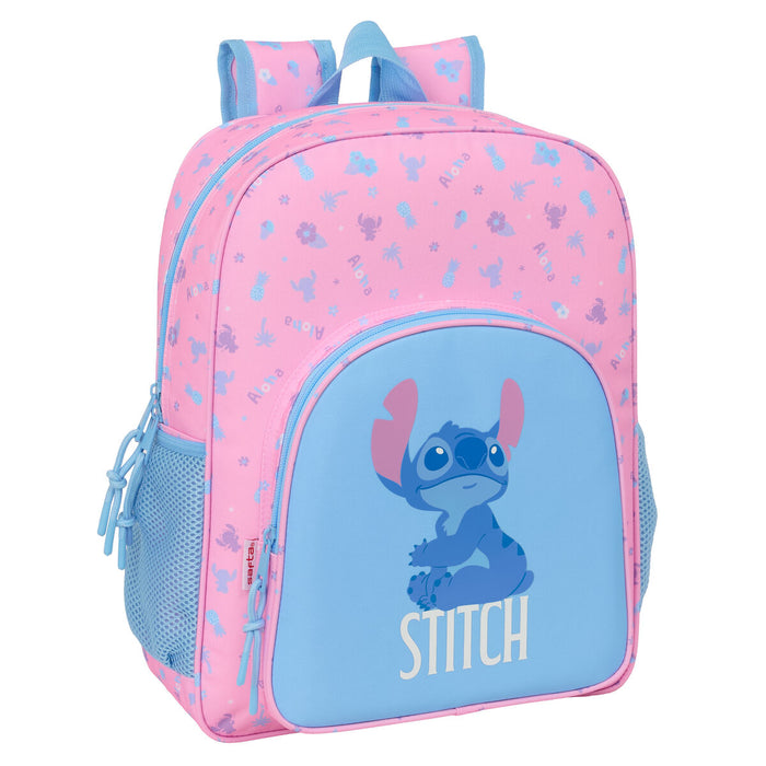 Училищна чанта Lilo & Stitch Bright Розов 32 x 38 x 12 cm