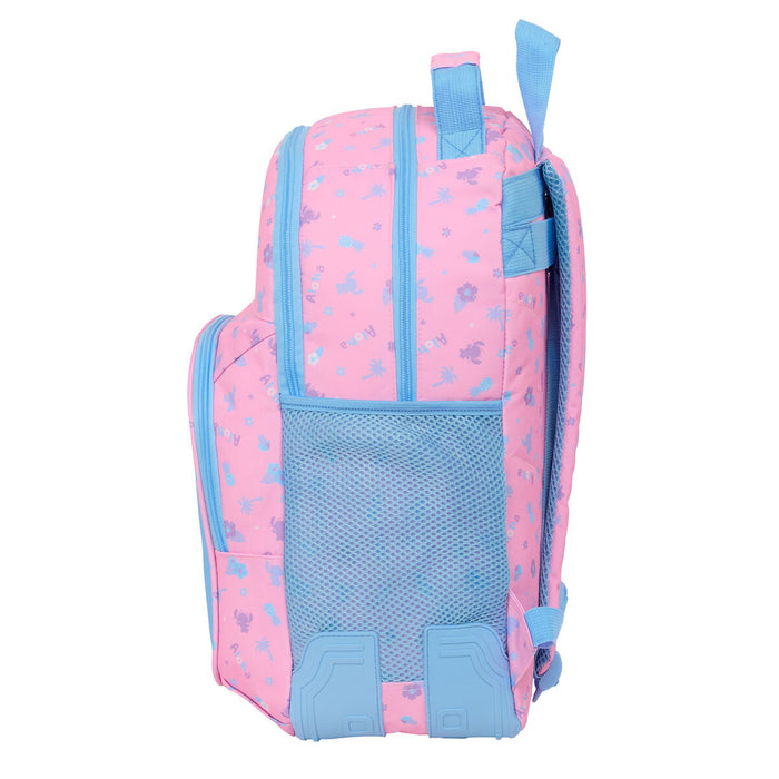 Училищна чанта Lilo & Stitch Bright Розов 32 x 42 x 15 cm