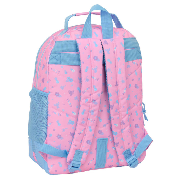 Училищна чанта Lilo & Stitch Bright Розов 32 x 42 x 15 cm