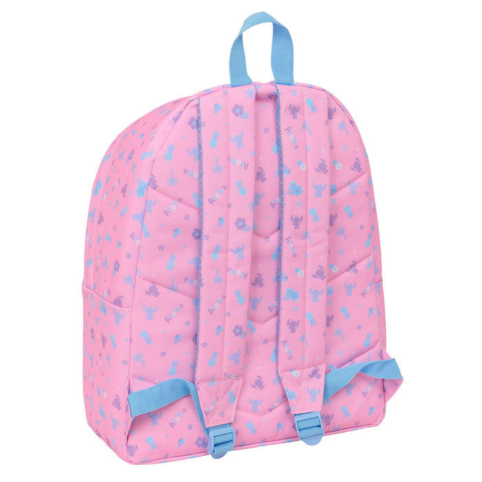 Училищна чанта Lilo & Stitch Bright Розов 33 x 42 x 15 cm