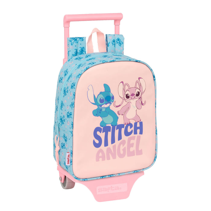 Училищна чанта Lilo & Stitch Ohana Син 22 x 27 x 10 cm