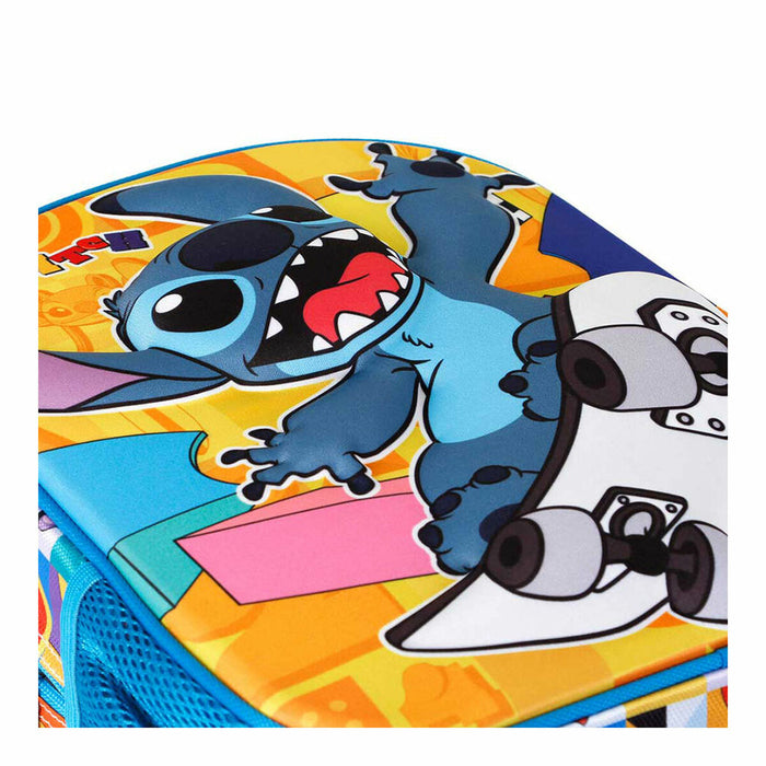 3D училищна чанта Lilo & Stitch Karactermania Син 26 x 11 x 31 cm