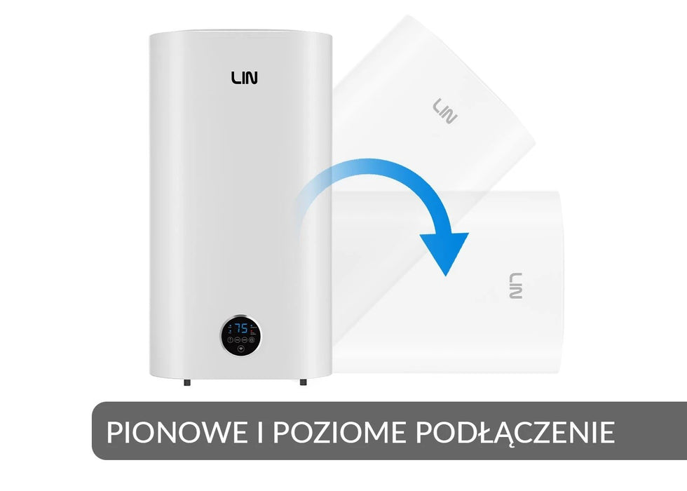 Електрически бойлер LIN LIFVD1SMWH 100L UNIVERSAL, бял, WiFi