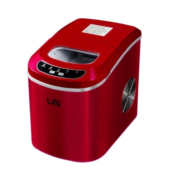 Преносима машина за лед LIN ICE PRO-R12 червена