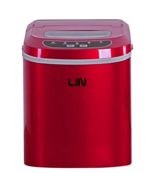 Преносима машина за лед LIN ICE PRO-R12 червена