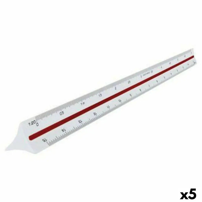Линия Maped Бял 30 cm (5 броя)