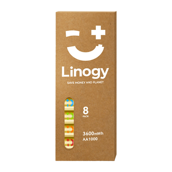 Комплект батерии LINOGY AA Li-ion Pro - 8 броя