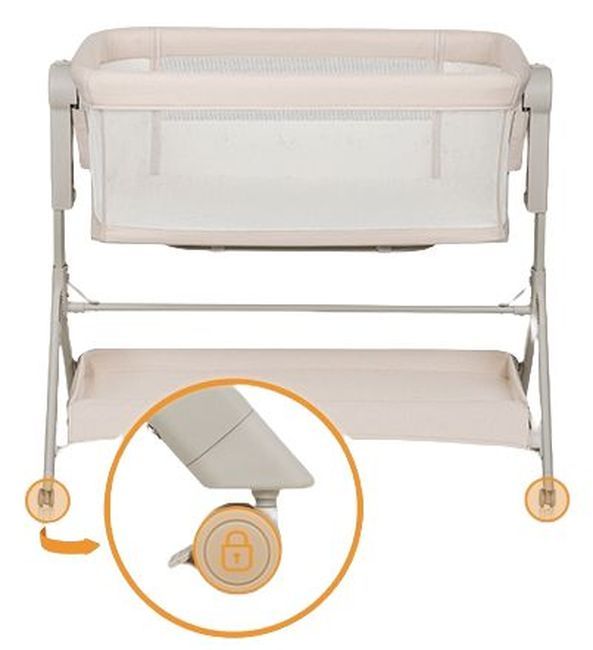 Бебешка кошара Next to me 3 в 1 Lionelo - Leonie Plus, Beige Sand