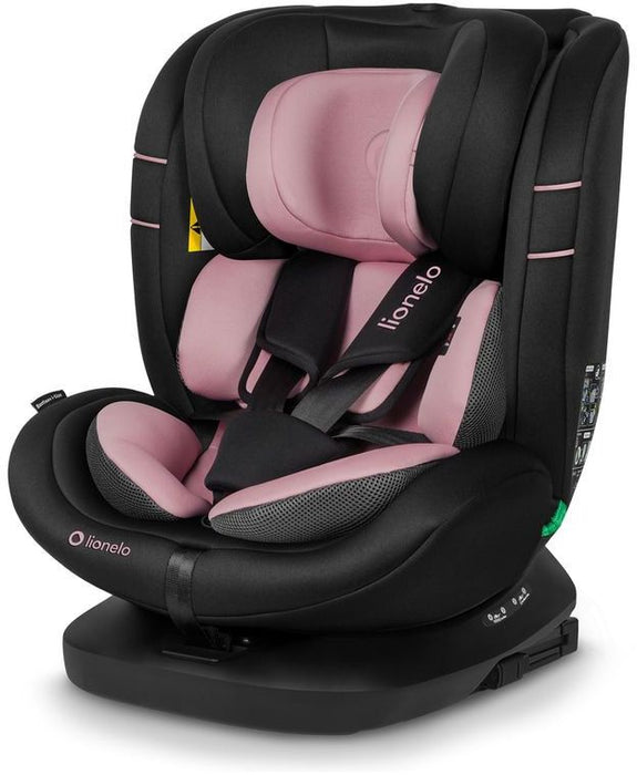 Стол за кола Lionelo - Bastiaan One, 360°, i-Size, с IsoFix, 40-150 cm, Pink Rose