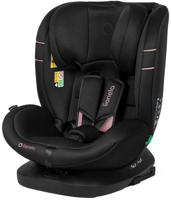 Стол за кола Lionelo - Bastiaan One, 360°, i-Size, с IsoFix, 40-150 cm, Pink Rose
