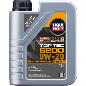 LIQUI MOLY TOP TEC 6200 LONGLIFE IV 0W-20 1L