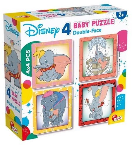 Детски пъзел 4 в 1 Lisciani Giochi - Disney Classic, Dumbo