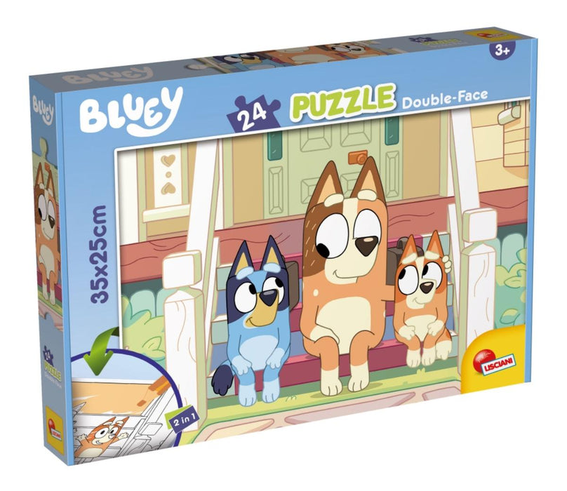 ДВУЛИЦЕВ ПЪЗЕЛ BLUEY 24 ЧАСТИ LISCIANI
