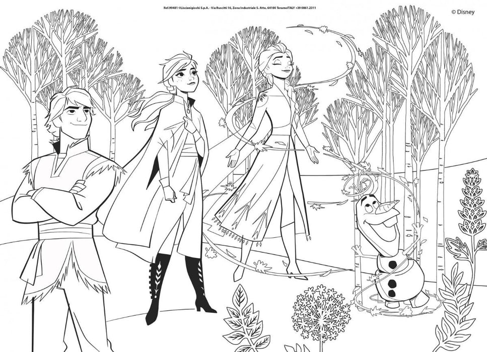 ДВУЛИЦЕВ ПЪЗЕЛ FROZEN 24 ЧАСТИ LISCIANI