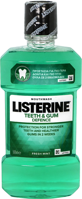 Вода за уста Teeth&Gum Defence, Fresh Mint, 500 ml