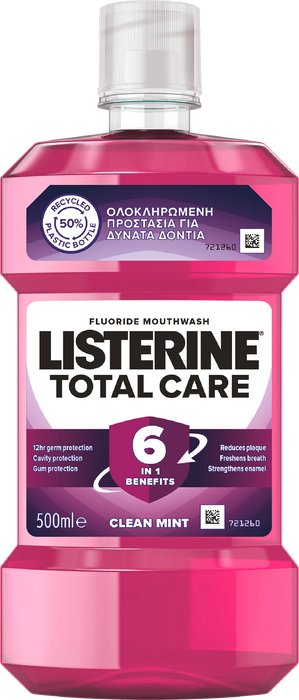Вода за уста Total care 6 in 1, 500 ml