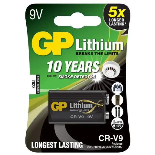 Литиева батерия GP CRV9 9V 1бр.