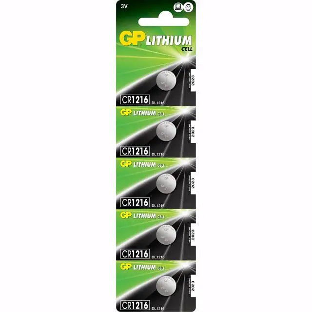 Литиева бутонна батерия GP CR-1216 3V