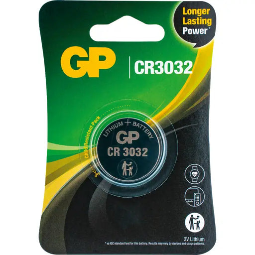 Литиева бутонна батерия GP CR-3032 3V