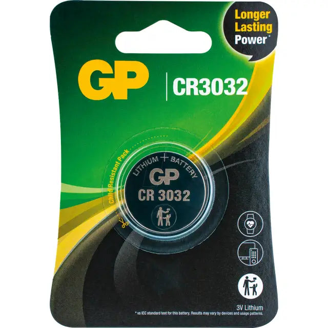 Литиева бутонна батерия GP CR-3032 3V