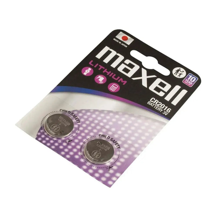 Литиева Батерия Maxell CR2016 90 mAh 3 V (2 броя)