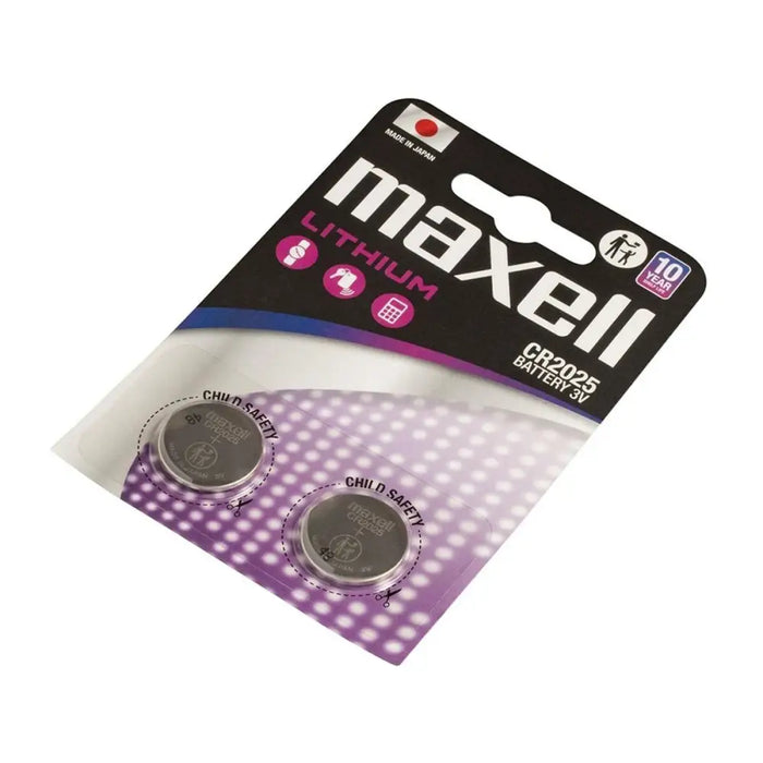 Литиева Батерия Maxell CR2025 170 mAh 3 V (2 броя)