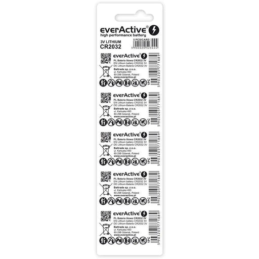 Литиеви батерии everActive CR2032 - блистер 5 бр
