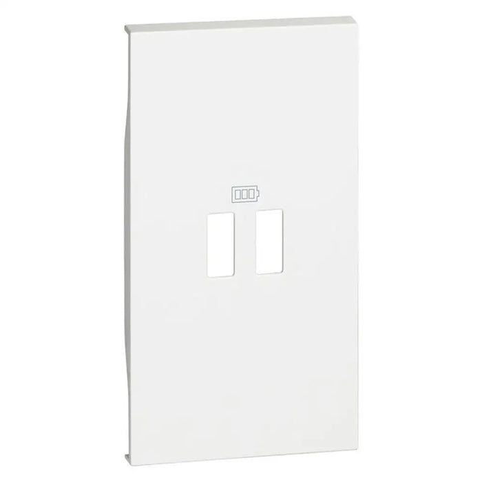 ЛИЦЕВ ПАНЕЛ USB 2M KW12C LIVING NOW BITICINO - БЯЛ