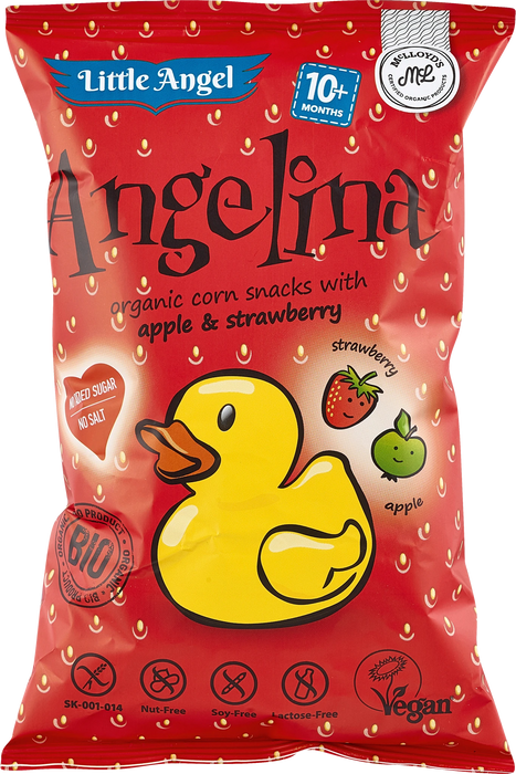 Био царевичен снакс Angelina, 10+м, 30 g