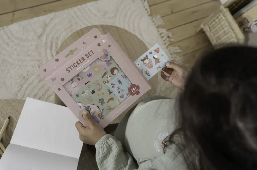 Комплект стикери Little Dutch - Rosa & Friends, 70 броя