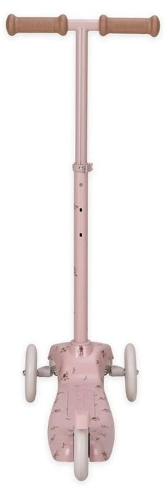 Детска триколесна тротинетка Little Dutch - Fairy Floral, Pink