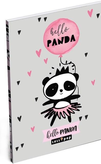 Тефтер Lizzy Card - Hello Panda, формат A7