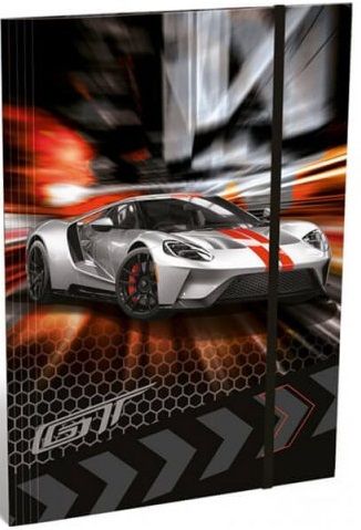 Папка с ластик А4 Lizzy Card - Ford GT Silver
