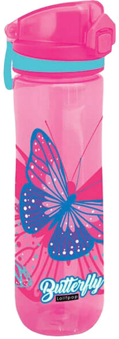 Бутилка от тритан Lizzy Card Pink Butterfly - 600 ml