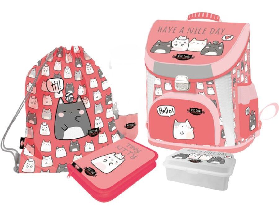 Ученически комплект Lizzy Card Kittok Catto - 5 в 1